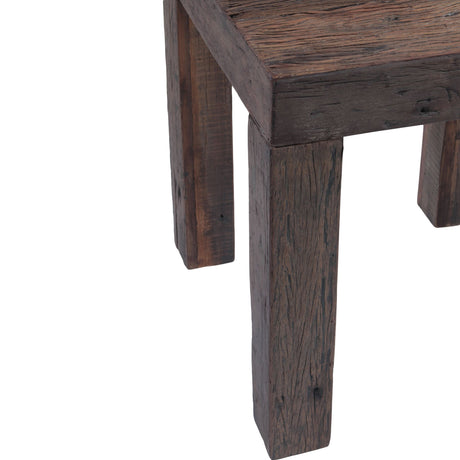 Hacienda 24" Square Side Table in Reclaimed Wood from Home Trends & Design - Luna Furniture