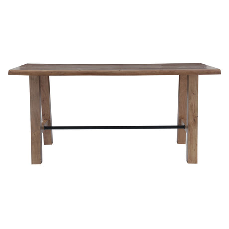 High Country 87" Bar Table in Natural Acacia from Home Trends & Design - Luna Furniture