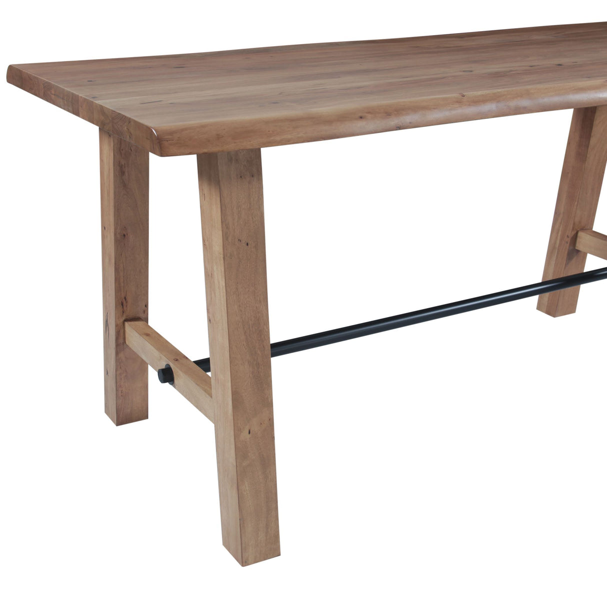 High Country 87" Bar Table in Natural Acacia