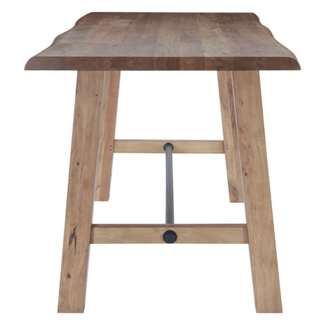 High Country 87" Bar Table in Natural Acacia from Home Trends & Design - Luna Furniture