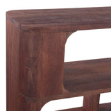 Henderson 67" Wide Bookshelf in Pecan Brown from Home Trends & Design - Luna Furniture