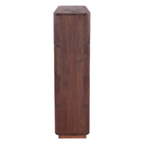 Henderson 67" Wide Bookshelf in Pecan Brown from Home Trends & Design - Luna Furniture