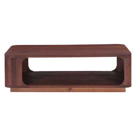 Henderson 51" Coffee Table in Pecan Brown from Home Trends & Design - Luna Furniture