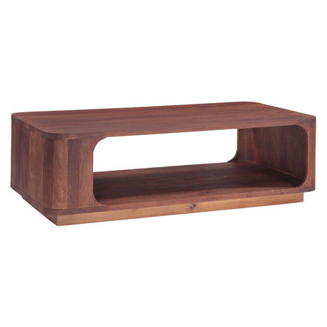 Henderson 51" Coffee Table in Pecan Brown from Home Trends & Design - Luna Furniture