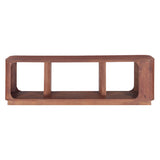 Henderson 70" Media Unit in Pecan Brown from Home Trends & Design - Luna Furniture