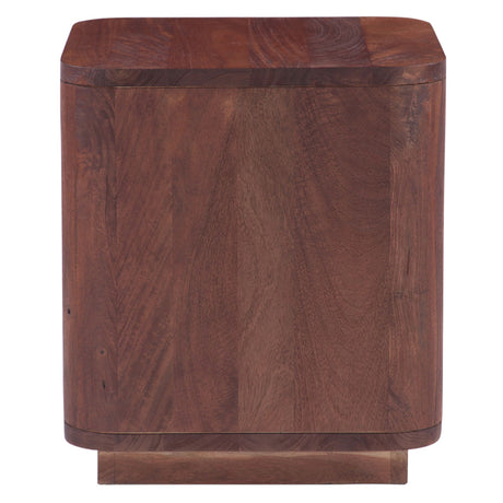 Henderson 21" Side Table in Pecan Brown from Home Trends & Design - Luna Furniture