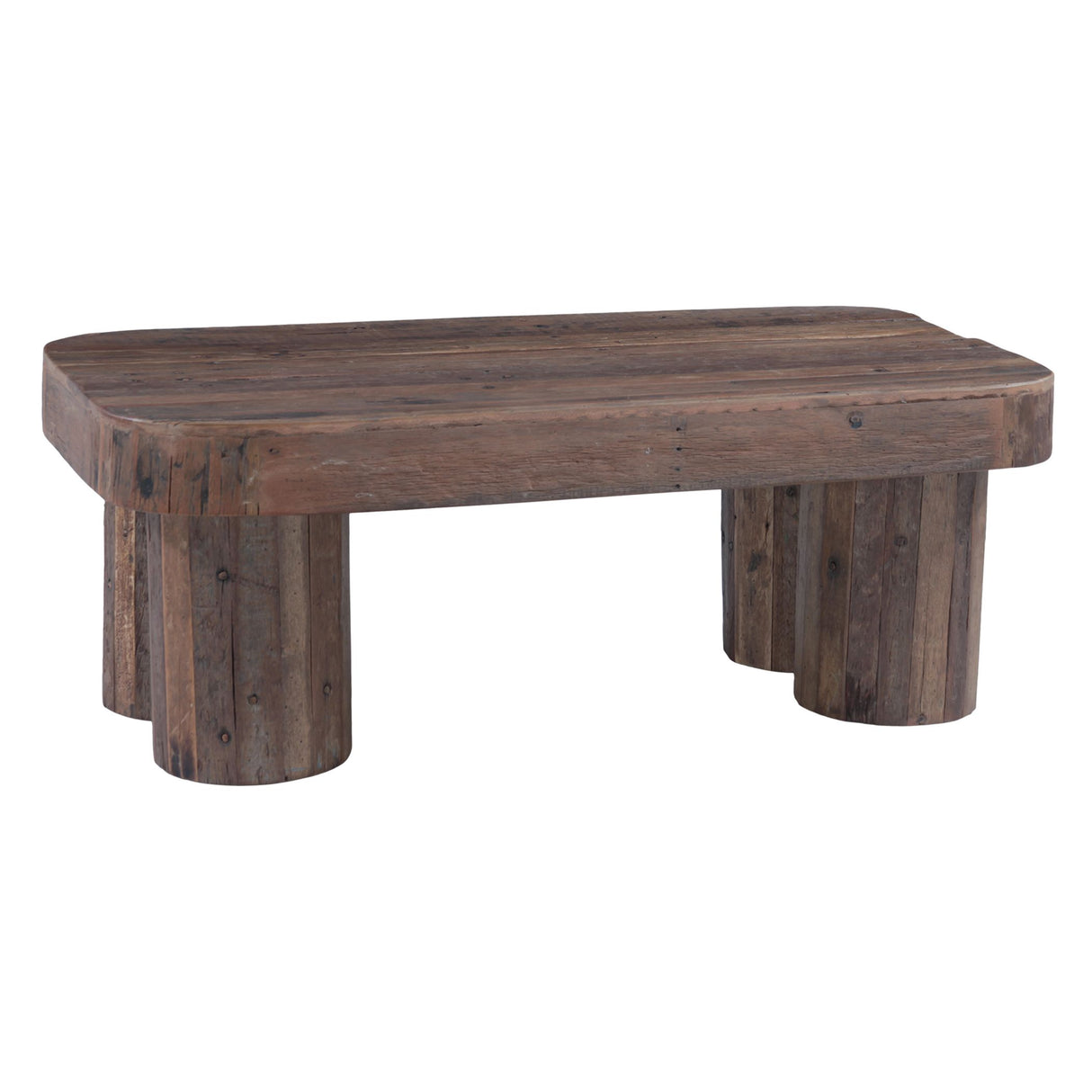 Hickory 50" Coffee Table in Reclaimed Hardwood from Home Trends & Design - Luna Furniture