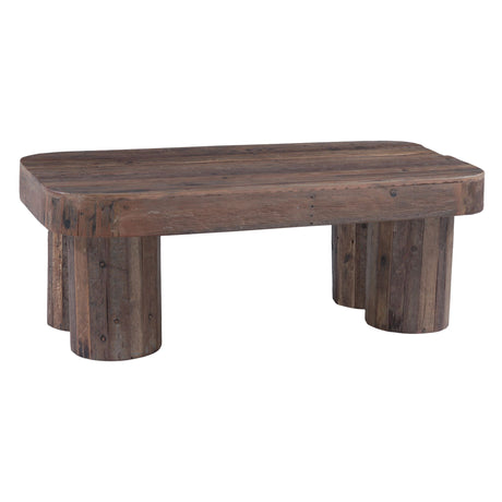 Hickory 50" Coffee Table in Reclaimed Hardwood from Home Trends & Design - Luna Furniture