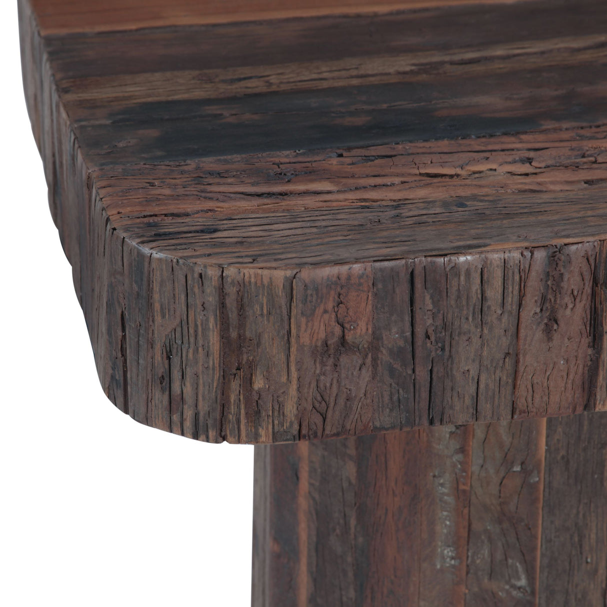 Hickory 26" Side Table in Reclaimed Wood from Home Trends & Design - Luna Furniture