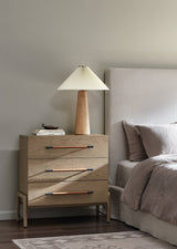 Nora Table Lamp in Light Oak from Four Hands - Luna Furniture