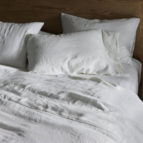 Sable Flat Sheet in Sable White from Four Hands - Luna Furniture