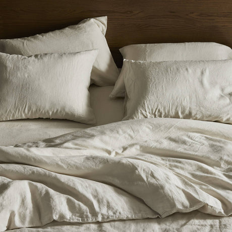 Sable Fitted Sheet in Sable White Sand from Four Hands - Luna Furniture