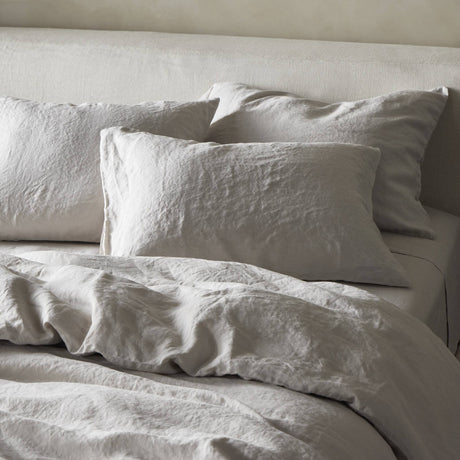 Sable Duvet Cover in Sable Light Grey from Four Hands - Luna Furniture
