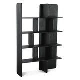 Hunter 48" Bookshelves in Black from Home Trends & Design - Luna Furniture