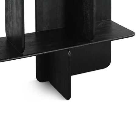 Hunter 48" Bookshelves in Black from Home Trends & Design - Luna Furniture
