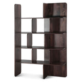 Hunter 48" Bookshelves in Dark Sienna from Home Trends & Design - Luna Furniture