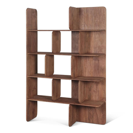 Hunter 48" Bookshelves in Natural Brown from Home Trends & Design - Luna Furniture