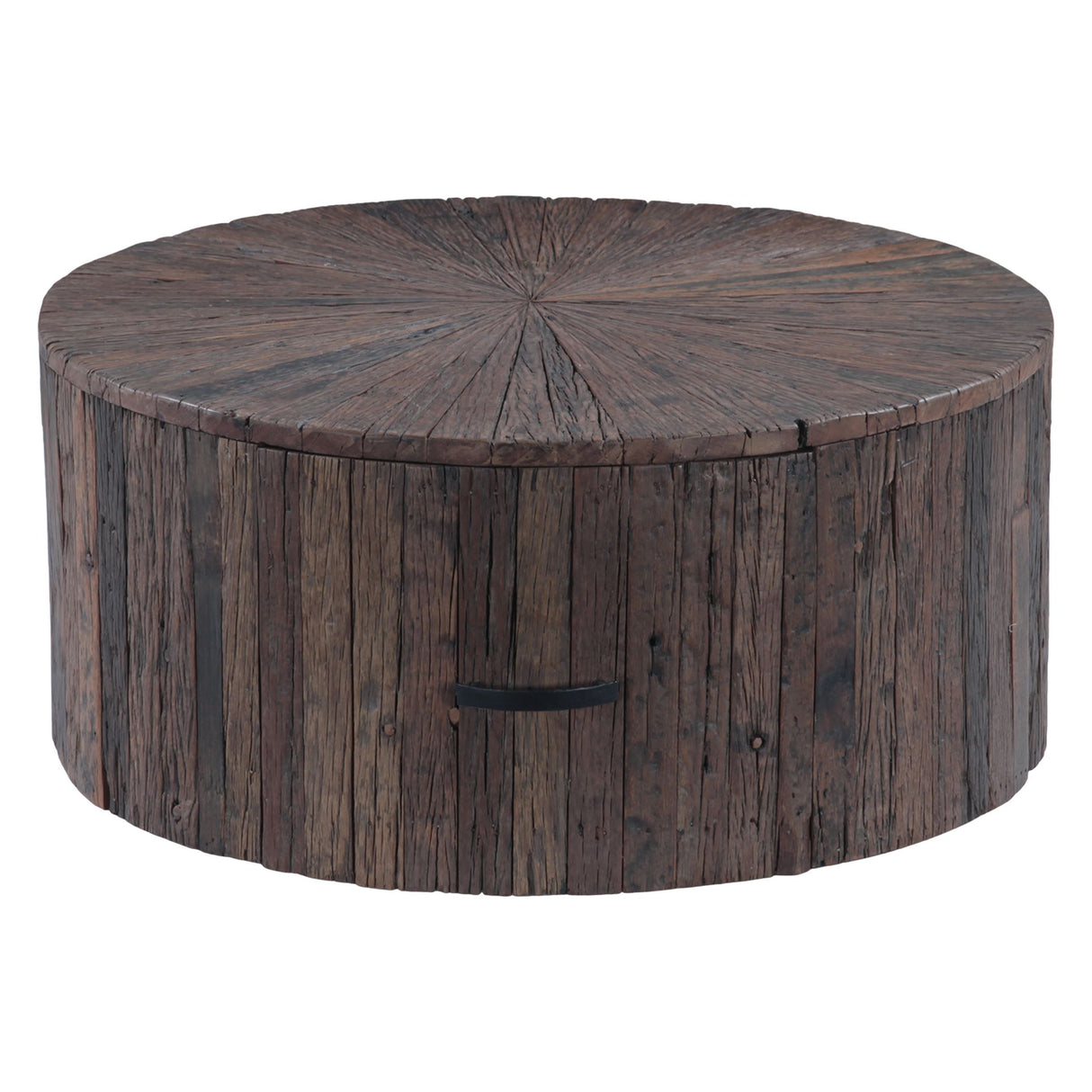 Harbor 32" Coffee Table with Storage Drawer in Reclaimed Hardwood from Home Trends & Design - Luna Furniture