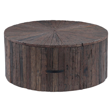 Harbor 32" Coffee Table with Storage Drawer in Reclaimed Hardwood from Home Trends & Design - Luna Furniture
