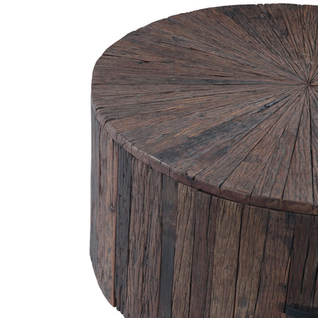 Harbor 32" Coffee Table with Storage Drawer in Reclaimed Hardwood from Home Trends & Design - Luna Furniture