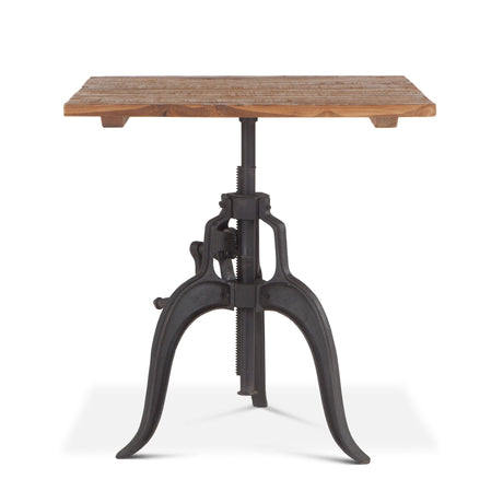 Industrial Loft 30" Adjustable Dining Table in Natural from Home Trends & Design - Luna Furniture