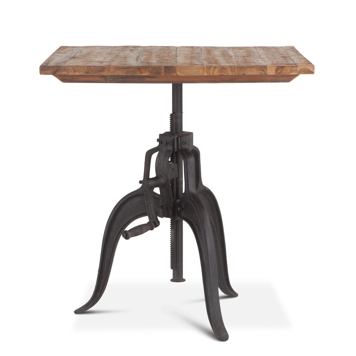 Industrial Loft 30" Adjustable Dining Table in Natural from Home Trends & Design - Luna Furniture