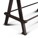 Industrial Loft 72" Gathering Table in Walnut from Home Trends & Design - Luna Furniture