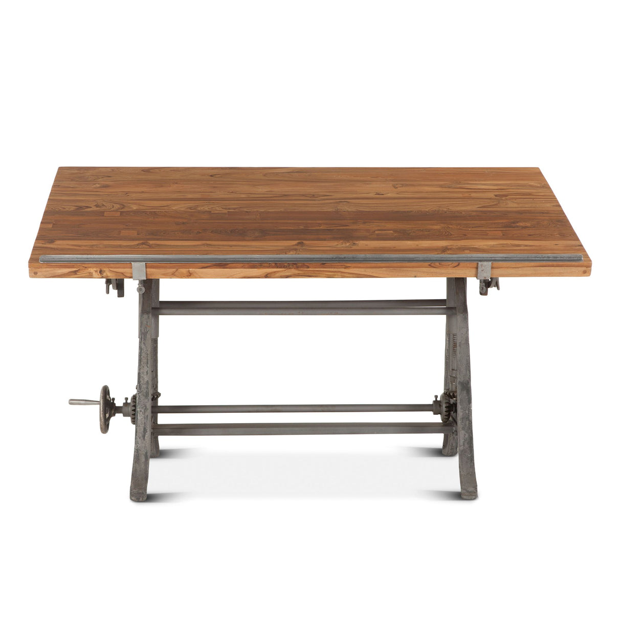 Industrial Loft 62" Adjustable Drafting Desk in Natural from Home Trends & Design - Luna Furniture