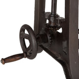 Industrial Loft 62" Adjustable Drafting Desk in Walnut from Home Trends & Design - Luna Furniture