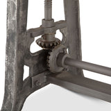 Industrial Loft 62" Adjustable Drafting Desk in Natural from Home Trends & Design - Luna Furniture