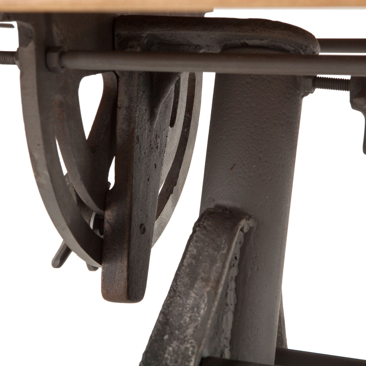 Industrial Loft 62" Adjustable Drafting Desk in Natural from Home Trends & Design - Luna Furniture