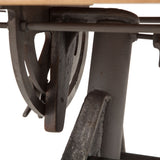 Industrial Loft 62" Adjustable Drafting Desk in Natural from Home Trends & Design - Luna Furniture
