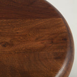 Industrial Loft 13" Adjustable Stool in Walnut from Home Trends & Design - Luna Furniture