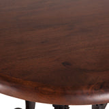 Industrial Loft 24" Adjustable Side Table in Walnut from Home Trends & Design - Luna Furniture