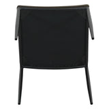 Irvine 18" Dining Chair Olive Green Leather and Iron, Set of 2 from Home Trends & Design - Luna Furniture