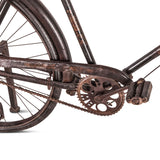 Industrial Teak 71" Bicycle Console Table in Walnut from Home Trends & Design - Luna Furniture