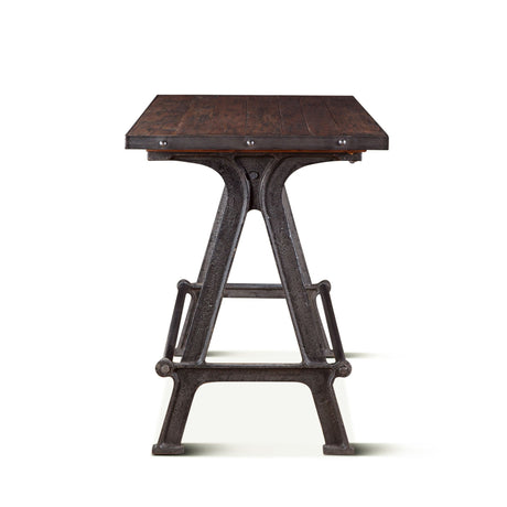 Industrial Teak 66" Gathering Table in Natural Reclaimed Wood from Home Trends & Design - Luna Furniture