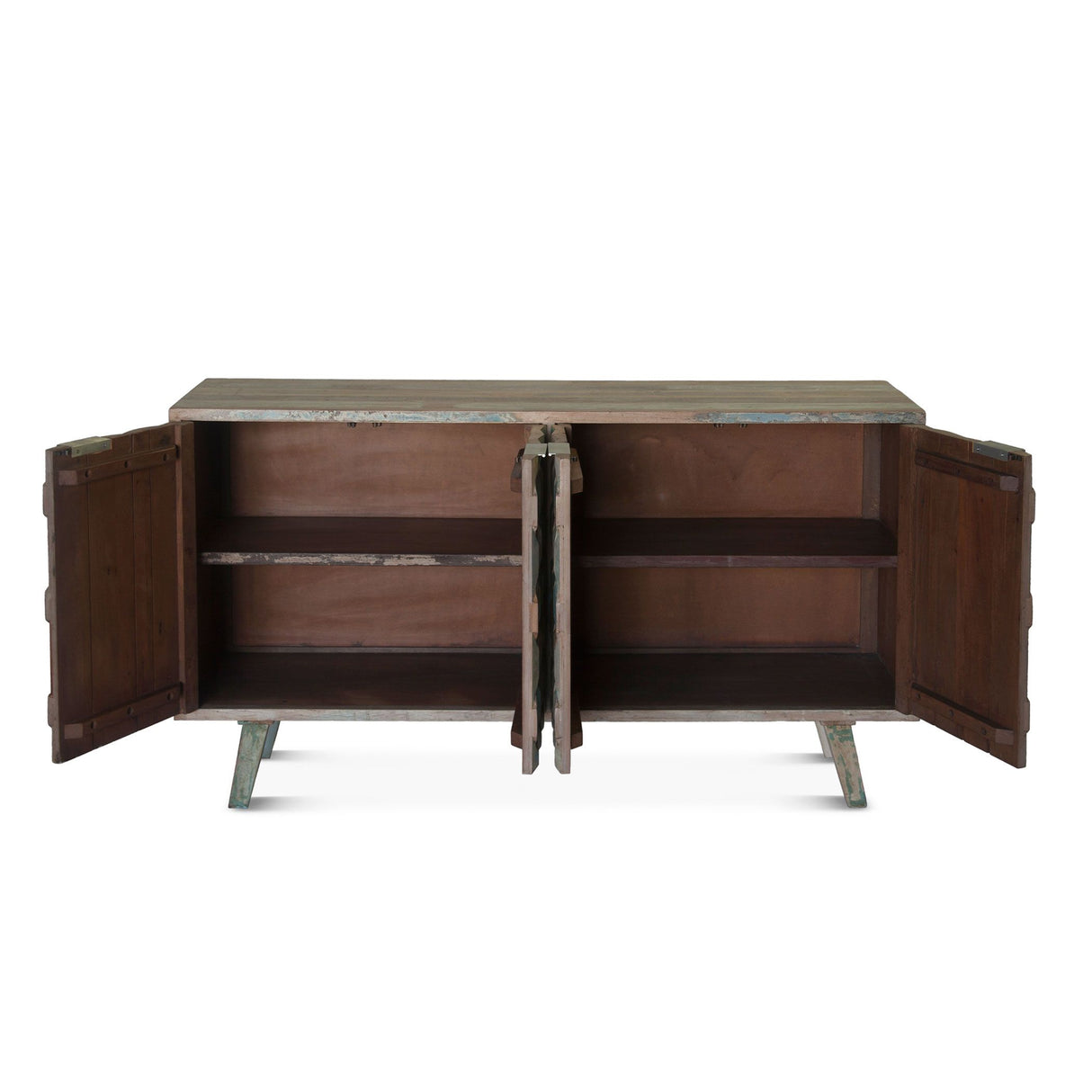 Ibiza 61" Sideboard in Vintage Teal Reclaimed Wood from Home Trends & Design - Luna Furniture