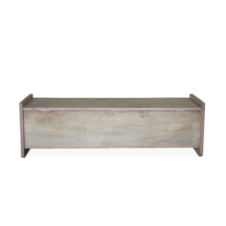 Ibizia 60" Storage Bench in Vintage Teal Reclaimed Wood from Home Trends & Design - Luna Furniture