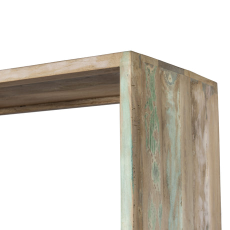 Ibiza 31" Bookshelf in Vintage Teal Reclaimed Wood from Home Trends & Design - Luna Furniture