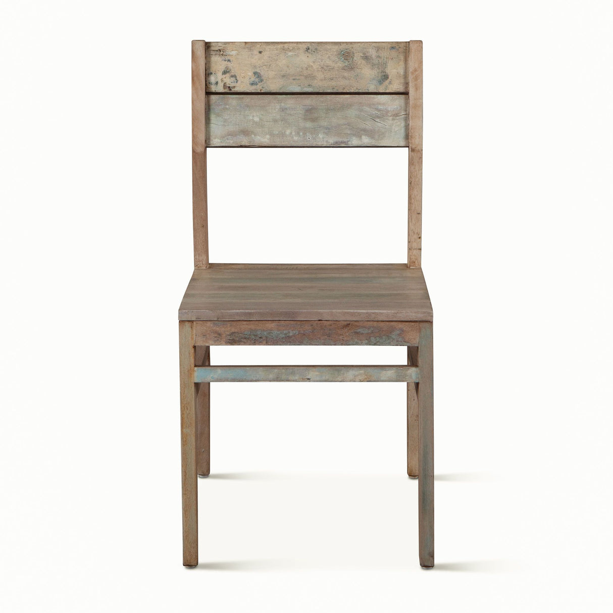 Ibiza 17" Dining Chair in Vintage Teal Reclaimed Wood, Set of 2 from Home Trends & Design - Luna Furniture