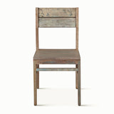 Ibiza 17" Dining Chair in Vintage Teal Reclaimed Wood, Set of 2 from Home Trends & Design - Luna Furniture