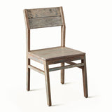 Ibiza 17" Dining Chair in Vintage Teal Reclaimed Wood, Set of 2 from Home Trends & Design - Luna Furniture