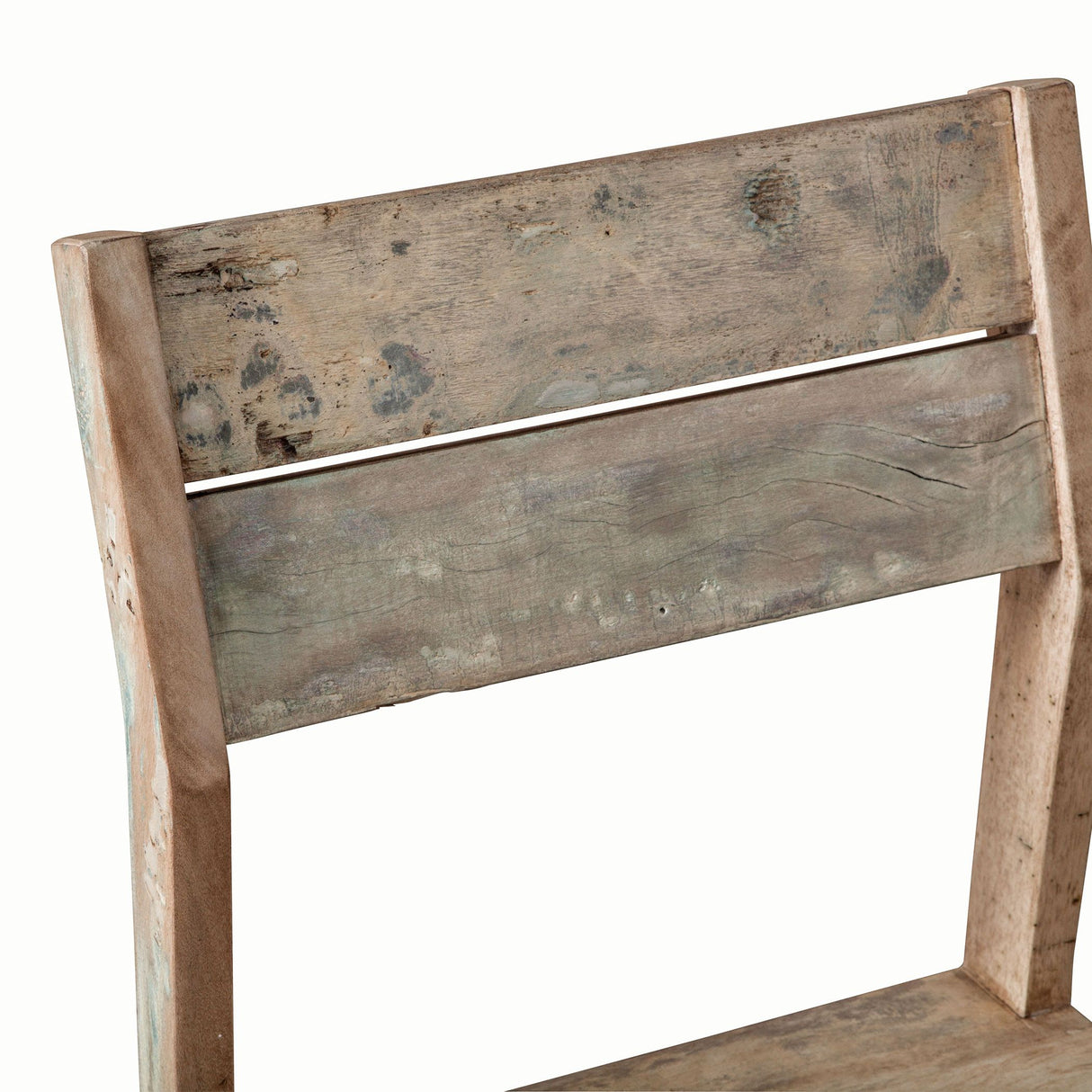Ibiza 17" Dining Chair in Vintage Teal Reclaimed Wood, Set of 2 from Home Trends & Design - Luna Furniture