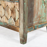 Ibiza 57" Dresser in Vintage Teal Reclaimed Wood from Home Trends & Design - Luna Furniture