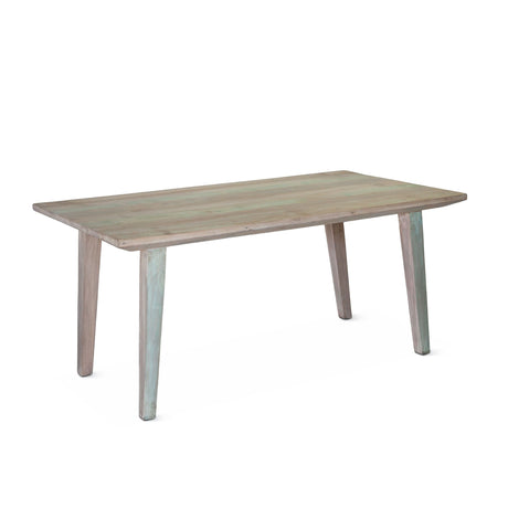 Ibizia 66" Dining Table in Vintage Teal Reclaimed Wood from Home Trends & Design - Luna Furniture