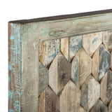 Ibiza King Bed in Vintage Teal Reclaimed Wood from Home Trends & Design - Luna Furniture