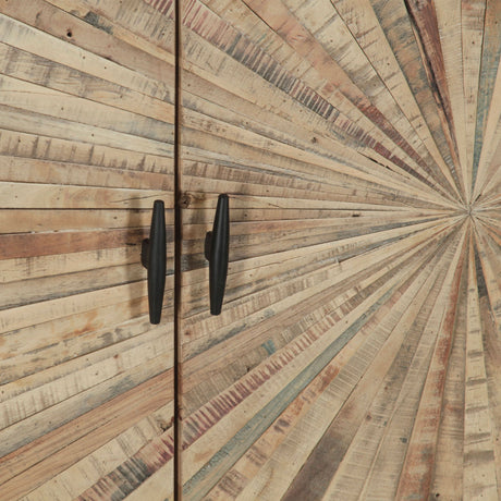Jaipur Sunburst 63" Sideboard in Reclaimed Wood from Home Trends & Design - Luna Furniture