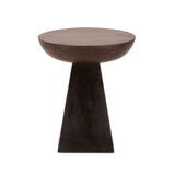 Jaipur 18" Round Accent Table in Two Tone from Home Trends & Design - Luna Furniture