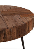 Jaipur 38" Round Coffee Table in Reclaimed Wood from Home Trends & Design - Luna Furniture